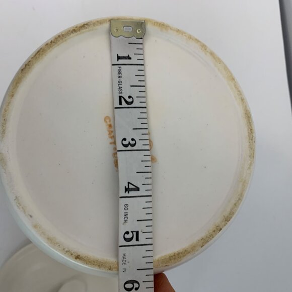 Vintage Treasure Craft USA Ceramic Jar With Lid 10" Tall - Picture 4 of 8